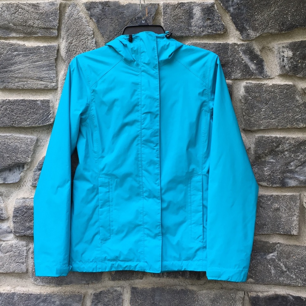 Marmot Women’s Teal Hooded Rain Jacket Mesh Lined XS